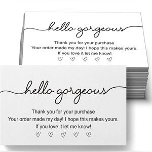 25 Elegant White Thank You Cards